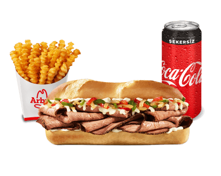Biftek Philly Baget Menü