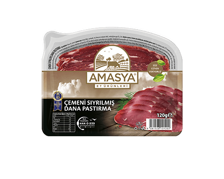 Çemeni Sıyrılmış Dana Pastırma 120 g